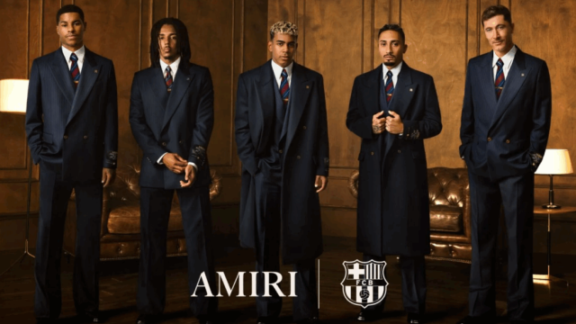 Du terrain au tapis rouge : Amiri devient fournisseur officiel du FC Barcelone