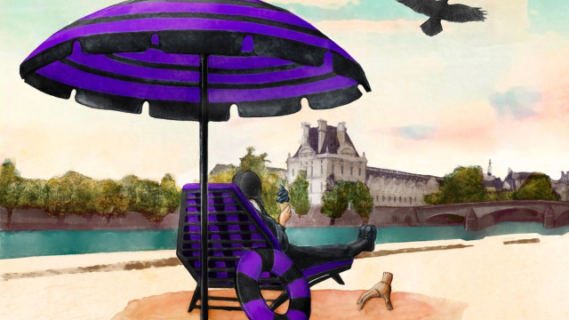 L’événement Netflix incontournable : la plage Mercredi Addams débarque à Paris !