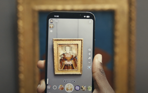 Le Louvre et Snapchat réveillent l’art avec la réalité augmentée dans une exposition immersive