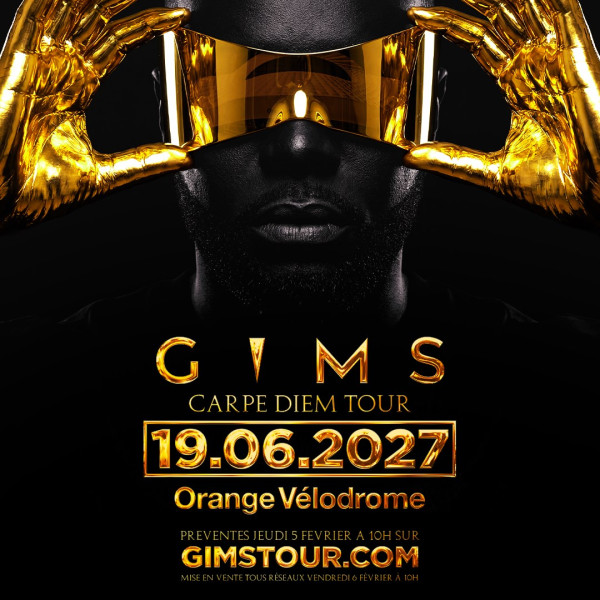 Gims annonce son premier concert à l'Orange Vélodrome et crée le buzz !
