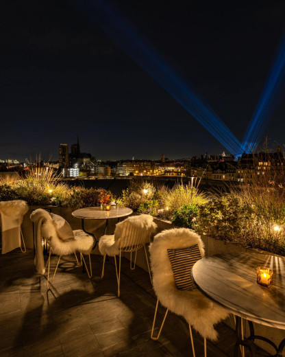 La Tour d’Argent dévoile son Rooftop d’hiver : vue incroyable, luxe et chocolat chaud au menu