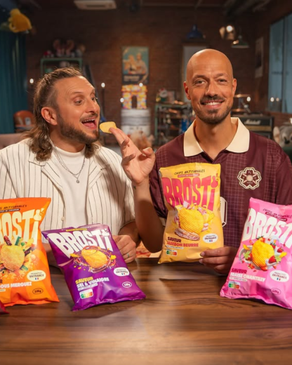 McFly et Carlito dévoilent Brosti, leur marque de chips ultra gourmande et créent le buzz !