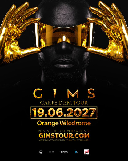 Gims annonce son premier concert à l'Orange Vélodrome et crée le buzz !