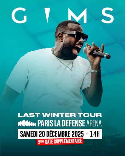 Gims conclut son Last Winter Tour à Paris avec un concert supplémentaire qui s’annonce explosif