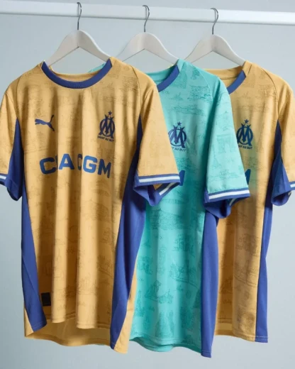 Olympique de Marseille : découvrez le maillot collector qui célèbre la cité phocéenne