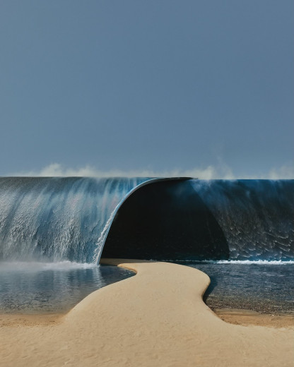 Surf, skate et vibes californiennes : le défilé Louis Vuitton crée le buzz avec son décor XXL !