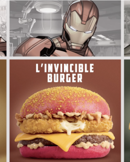 Burger, super-héros et surprise : Quick frappe fort avec Avengers