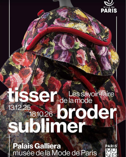 Le Palais Galliera dévoile “Tisser, Broder, Sublimer” : l’expo textile à ne pas manquer